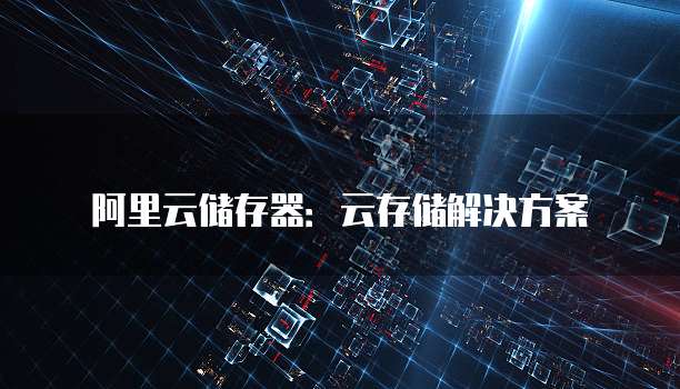 储存器:云存储解决方案